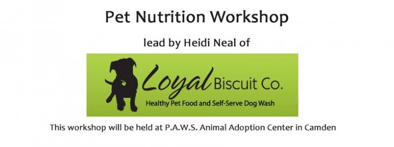 Workshop on Pet Nutrition